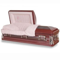 18 Gauge Steel Casket - Sacramento Plum