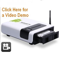High Quality Android Smart IPTV Box with HDD Bay - Turn Your TV into a Media Server!