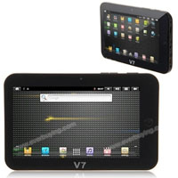 Google Android 2.3 7 inch 1080 Video Flash 10.2 Resistive Screen Tablet PC Silver