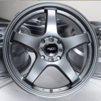 17 Inch Gunmetal Automotive Rims 17" Wheels - Set of 4