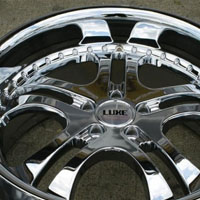 20 x 8.5 / 20 x 10 - Triple Plated Chrome Automotive Rims 20" Wheels Set of Four
