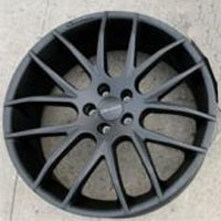 22 x 9.0 / 22 x 10.5 Inch Full Matte Black Automotive Rims 22" Wheels - Set of 4