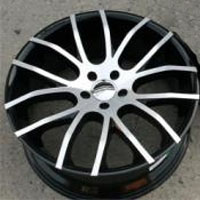 22 x 9.0 / 22 x 10.5 Inch Gloss Black w/ Machined Face Automotive Rims 22" Wheels - Set of 4
