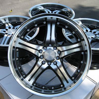 18" Effect Wheels Rims 5 Lugs Avalon Camry Impreza Eclipse Optima Genesis Pilot