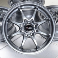 15 Inch Gunmetal Automotive Rims 15" Wheels - Set of 4