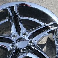 20 x 8.5 / 20 x 9.5 Inch Triple Plated Chrome Automotive Rims 20" Wheels - Set of 4