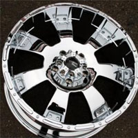 20" x 9.0" Inch Triple Plated Chrome Finish - 5 Lug Automotive Rims - 20" Wheels - Set of Four