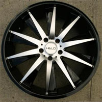 20 x 8.5 Inch FWD Gloss Black w/ Machined Face Automotive Rims 20" Wheels - Set of 4