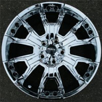 20 x 9.0 Inch 8 Lug Triple Plated Chrome Automotive Rims - 20" Wheels Set of Four