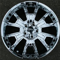 20 x 9.0 Inch 5 Lug Triple Plated Chrome Automotive Rims - 20" Wheels Set of Four