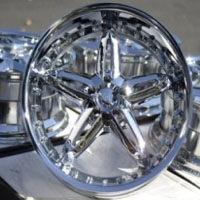 20 Inch Chrome Automotive Rims 20" Wheels - Set of 4