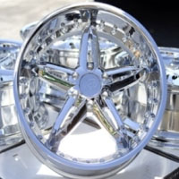 22 Inch Chrome Automotive Rims 22" Wheels 5 Lug - Set of 4