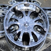 22 Inch Chrome Automotive FWD Rims 22" Wheels - Set of 4