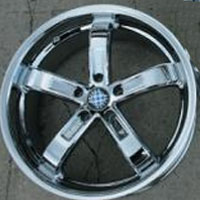20 x 8.5 / 20 x 10 Inch Triple Plated Chrome Automotive Rims 20" Wheels - Set of 4