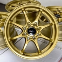 15 Inch Gold Automotive Rims 15" Wheels - Set of 4