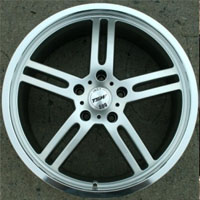 18 x 8.0 Inch Hyper Silver Automotive Rims 18" Wheels - Set of 4