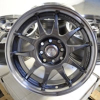 17 Inch Gunmetal Automotive Rims 17" Wheels - Set of 4