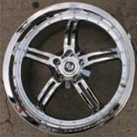 19 Inch Triple Plated Chrome Automotive Rims 19" Wheels - Set of 4