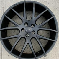 22" x 9.0" Inch Matte Black Automotive Rims 22" Wheels - Set of 4
