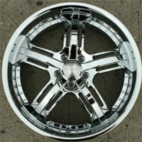 20 Inch Triple Plated Chrome Automotive Rims 20" Wheels