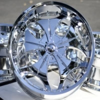 22 Inch Chrome Automotive Rims 22" Wheels - Set of 4