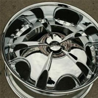 20 x 8.5 Inch Triple Plated Chrome Automotive Bowl Rims - Set of Four