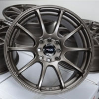 16 Inch Matte Bronze Automotive Rims 16" Wheels - Set of 4