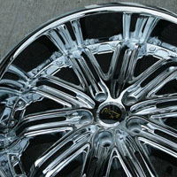 20" x 8.5" / 20" x 10" Triple Plated Chrome Automotive Rims 20" Wheels Set of Four