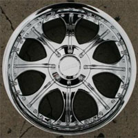 20" x 8.5" Inch Triple Plated Chrome Automotive Rims - Set of Four