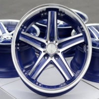 18 Inch Blue Automotive Rims 18" Wheels - Set of 4