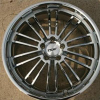 20" x 8.5" Inch Triple Plated Chrome Automotive Rims - Wheels Set of Four
