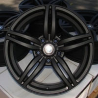 18 Inch Black w/ BMW Emblem Automotive Rims 18" Wheels - Set of 4