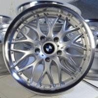 19 Inch Silver w/ BMW Emblem Automotive Rims 19" Wheels - Set of 4