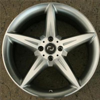 18 x 7.5 Inch Silver Machined Automotive Rims 18" Wheels - Set of 4