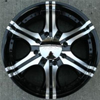 20" x 8.5" Inch Gloss Black w/ Machined Face Automotive Rims - Set of Four