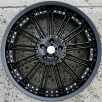 20 x 8.5 - Full Matte Black Automotive Rims 20" Wheels - Set of 4