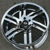 20" x 8.5" / 20" x 10" Triple Plated Chrome Automotive Rims 20" Wheels - Set of 4