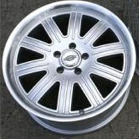 20 x 9.0 / 20 x 10.5 Inch Silver w/ Machined Lip Automotive Rims 20" Wheels - Set of 4