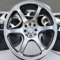 18 Inch Black Automotive FWD Rims 18" Wheels - Set of 4