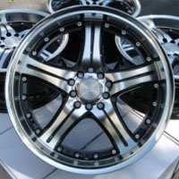 18 Inch Black Automotive Rims 18" Wheels - Set of 4