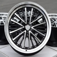 20 Inch Black Automotive Rims 20" Wheels - Set of 4
