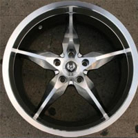 19 Inch Hyper Silver Automotive Rims 19" Wheels - Set of 4