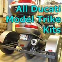 Ducati Scooter Trike Kit - Fits All Models