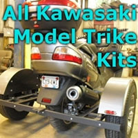 Kawasaki Scooter Trike Kit - Fits All Models