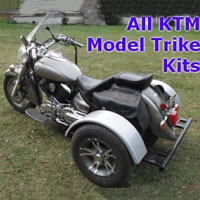 KTM Motorcycle Trike Kit - Fits All Models
