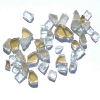 High Grade Gold Reflective Arctic Flame Glass