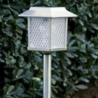 6 Large Outdoor Garden Stainless Steel Landscape Lamps