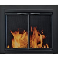 Brand New Alpine Fireplace Glass Door