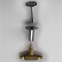 High Quality Integrated Valve with Chrome Face Plate & Key