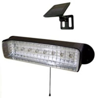 High Quality Outdoor 8-LED  Solar Powered Shed Light